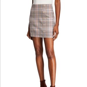 Veronica Beard Plaid Melor Skirt sz 0